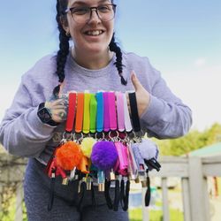 Mythical Babe Safety Keychains 