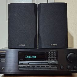 Onkyo TX 8222 receiver and speaker set