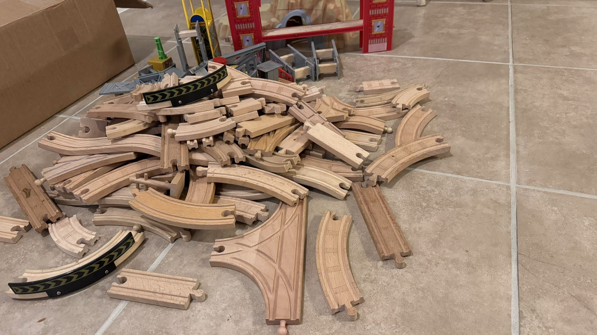 Thomas And Friends Wooden Railroad Parts + Trains