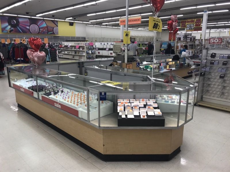 Jewelry counter Kmart riverside