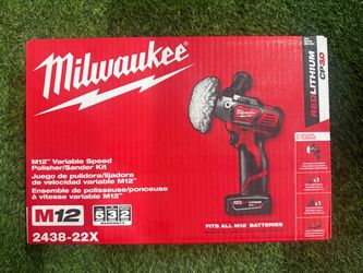 Milwaukee M12 Variable Speed Polisher/Sander Kit