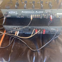 Dj Setup With 2 Speakers Included