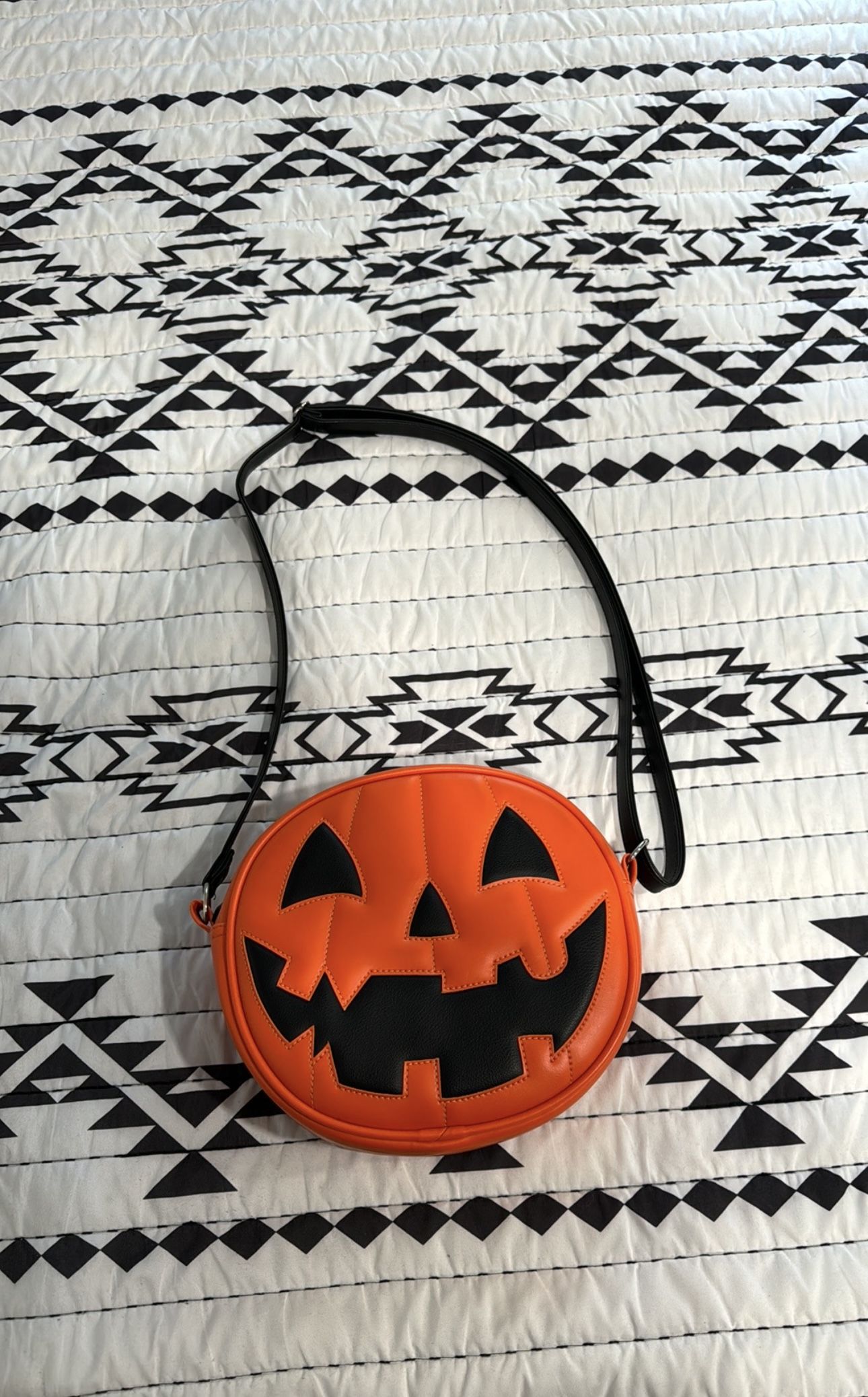 Love Pain And Stitches Hand Crafted Pumpkin Bag