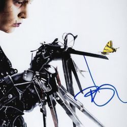 Johnny Depp Autographed 8x10 Edward Scissorhands Movie Signed Photo Reprint