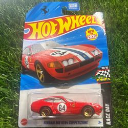 Hot Wheels red Ferrari 365 GTB/4 Competizione #64 #racing #ferrari