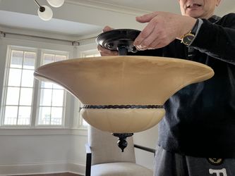 Marble Semi Flush Mount (3 Total)