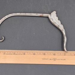 Vintage Cast Iron Decorative Wall Mounted Hook, 7"