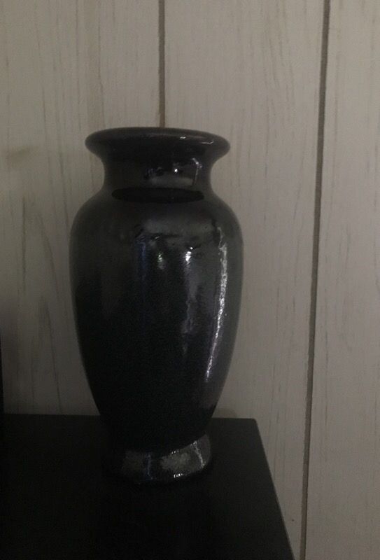 Teal vase