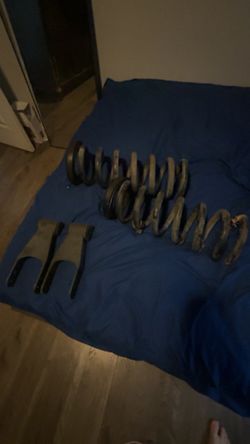 Springs and lowering shackles
