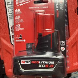 Milwaukee M12 6ah Battery 