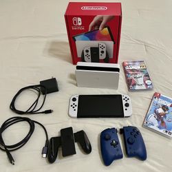 Nintendo Switch OLED with extras