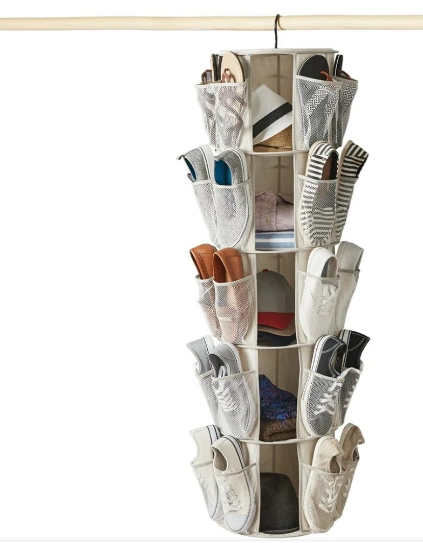 Closet Organizer 5 Tier Round Hanger