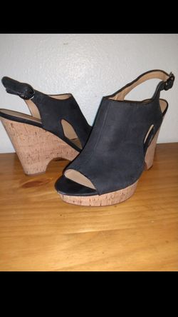 Woman's Franco Sarto cork wedges/ sandals size 9