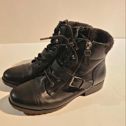 SO Hackberry Black Women's Ankle Boots (Size 7½M)