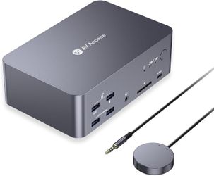 BRAND NEW! AV Access KVM Switch 3 Monitors 2 Computers KVM Docking 8K@60Hz
100W USB C Laptop Charge, Gigabit Ethernet, DP 2.0, HDMI 2.1, 4K@165Hz/144H