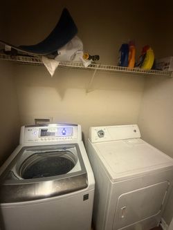 Washer and dryer