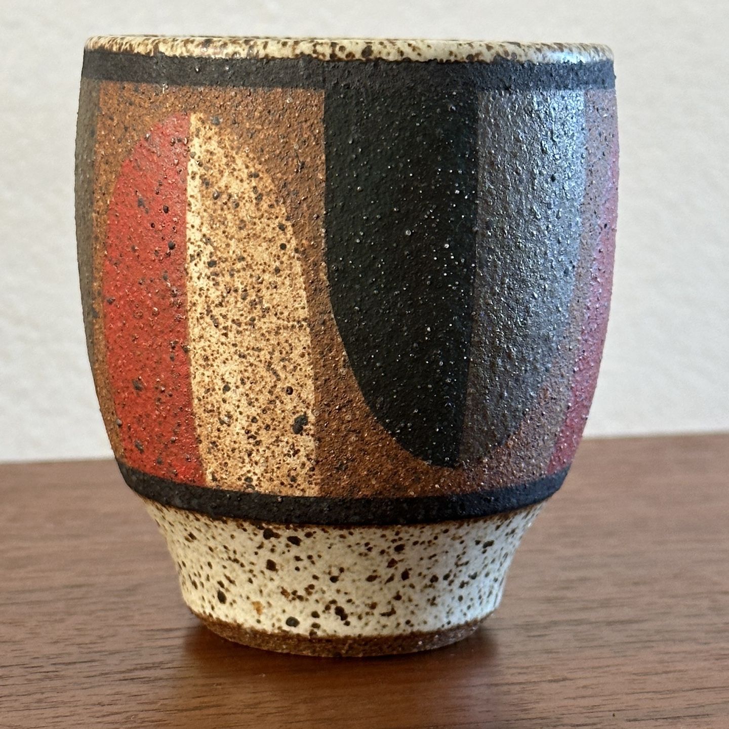 kat&roger 赤と黒 陶器 プランター 幾何学模様 キャット&ロジャー kat&roger 赤と黒 陶器 プランター 幾何学模様 キャット