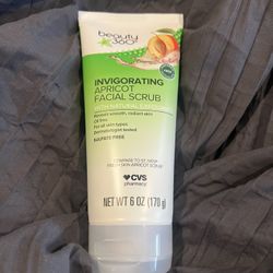 Beauty360 Invigorating Apricot Facial Scrub Brand New 6oz