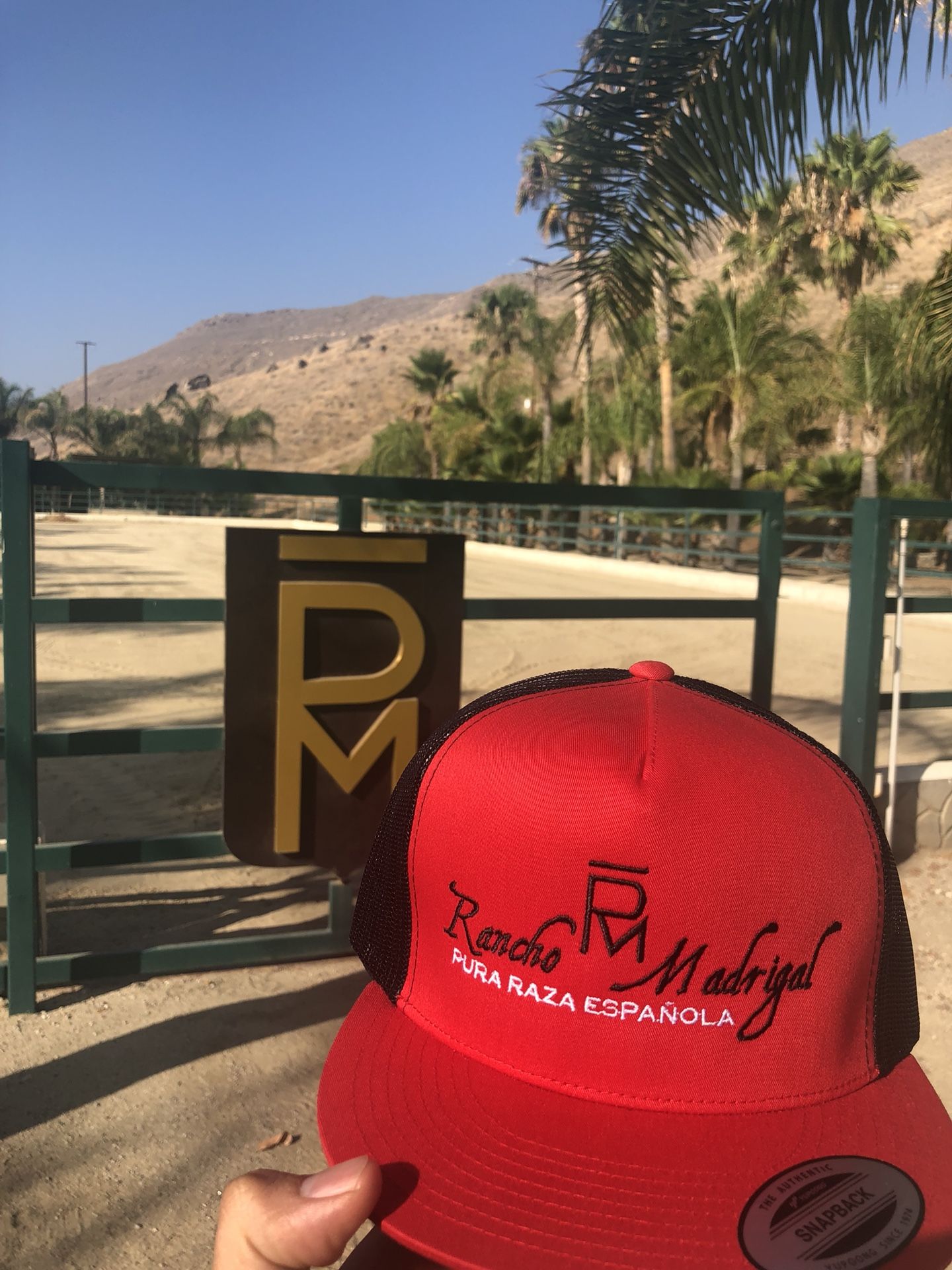 Red rancho madrigal SnapBack