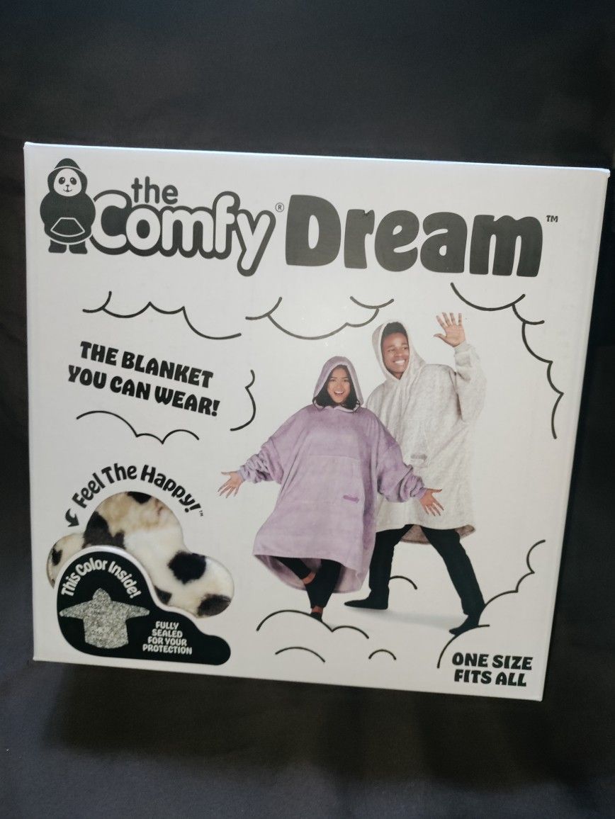 The Comfy Dream! The Blanket You Can Wear! Brand New In The Box!Â