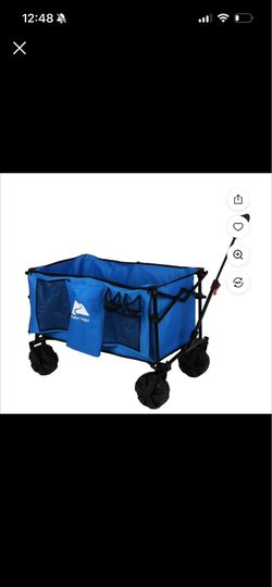 Ozark trail blue folding car beach