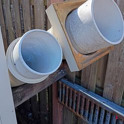 Precast structural columns or posts cement (pair)