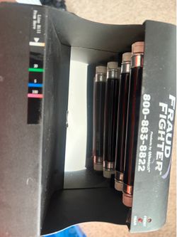 Counterfeit bill reader.
