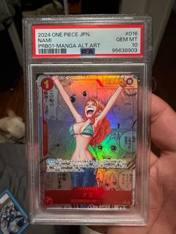 OP NAMI MANGA JP PSA 10