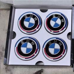 BMW 50th anniversary floating center caps