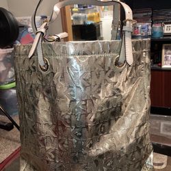 Large MK Gold Tote Purse