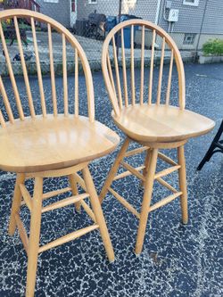 Swivel Bar Stools 26" Height x2