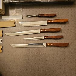 5 Stainless Steel Cutlery Knifes Set