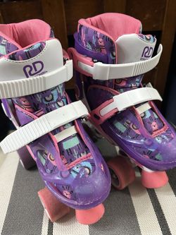 RD Roller Derby Skates , Girls, Size J12 (5), Adjustable 