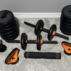 Brand New Dumbbell Set With Accessories