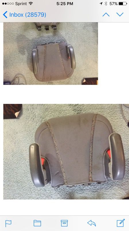 Gray Booster seat