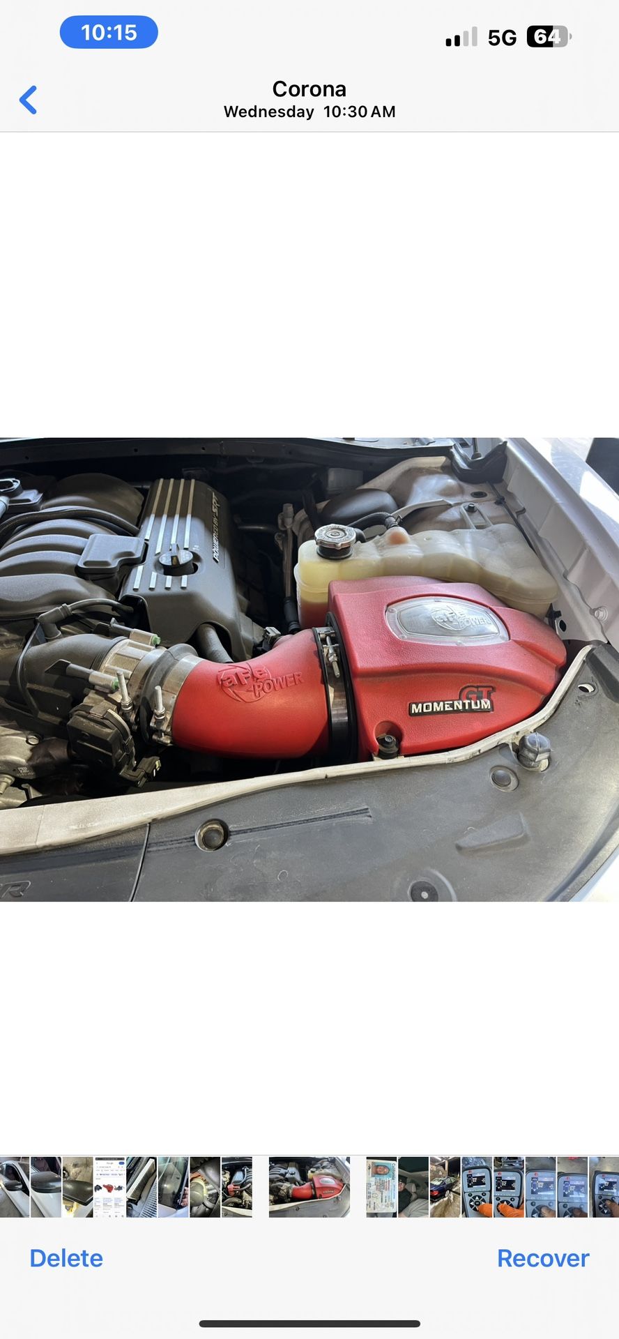 2020 Charger/challenger 392 Intake System