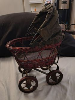 Antique mini stroller
