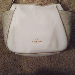 COACH Rori Colorblock Signature Canvas Leather Tote Hobo Shoulderbag Chalk
Women's handbag, purse