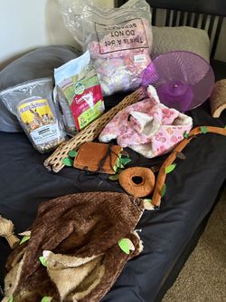 Pet Rat Supplies, Food & hideaway things!
