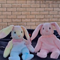 1998 Ty Beanie Babies Hippi And Hoppity