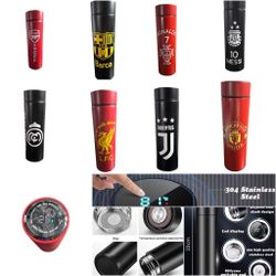 Soccer Inteligent Termo Digital 500ml Stainless Steel LED.$ 25 each.