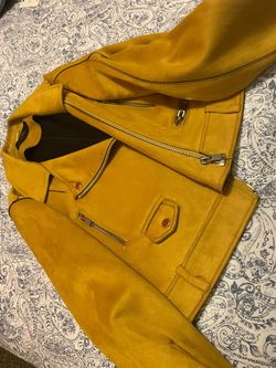 Zara Jacket Suede Material  Large 