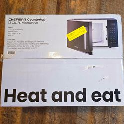 Unopened Chefman Microwave