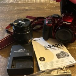 Nikon D3400 Camera + Lens 