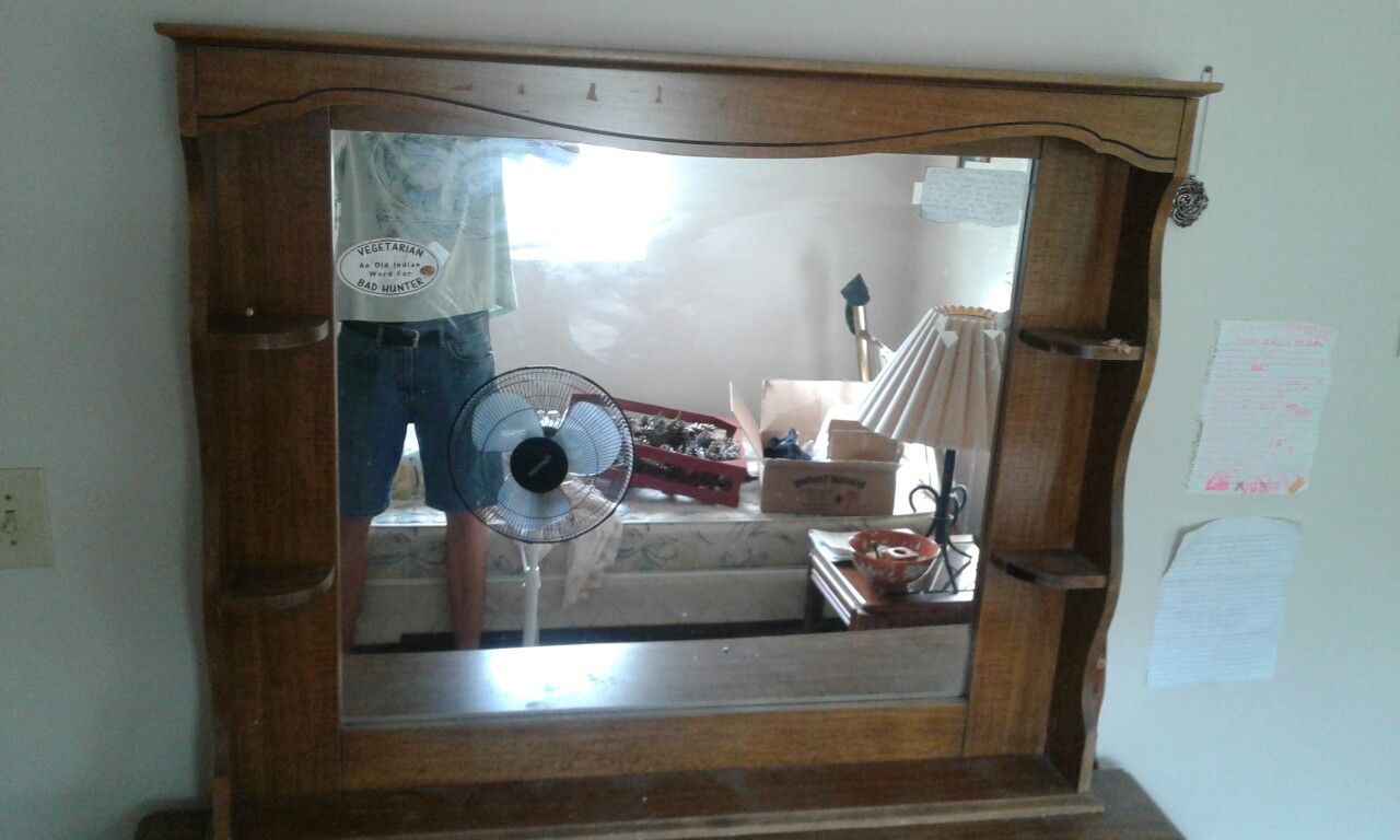 Large wall mirror