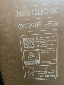 Samsung 75-Inch Class Neo QLED QN990F 8K Mini LED Smart TV