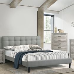 Cama King Size Nueva En Su Caja Incluye Colchon Hybrid Pocket Coil Nuevo 