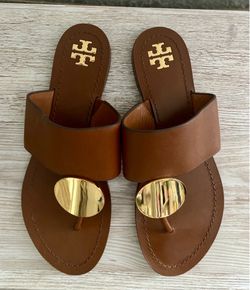 Tory Burch Paros Gold Disc Flat Sandals