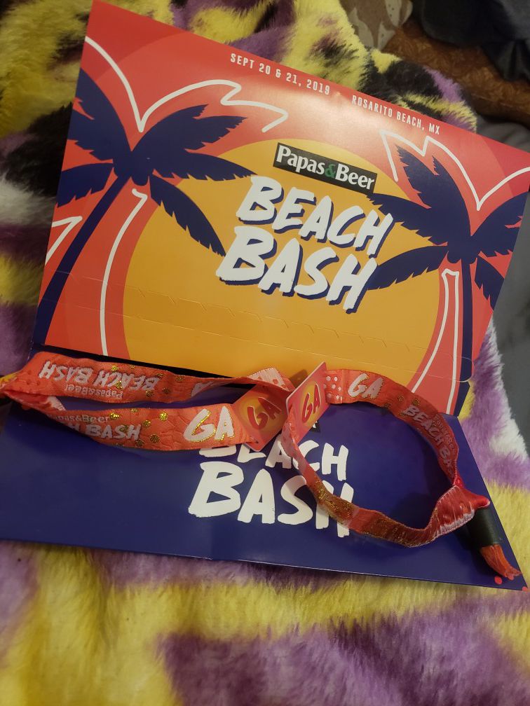 Beach Bash 2 GA passes $95