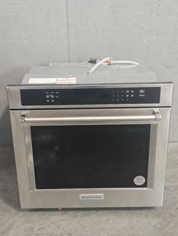 KitchenAid 30 Inch Single Electric Wall Oven with 5 Cu. Ft. Capacity - Stainless Steel (KOES530PSS-D-3434)